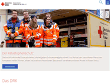 Tablet Screenshot of drk-muelheim.de